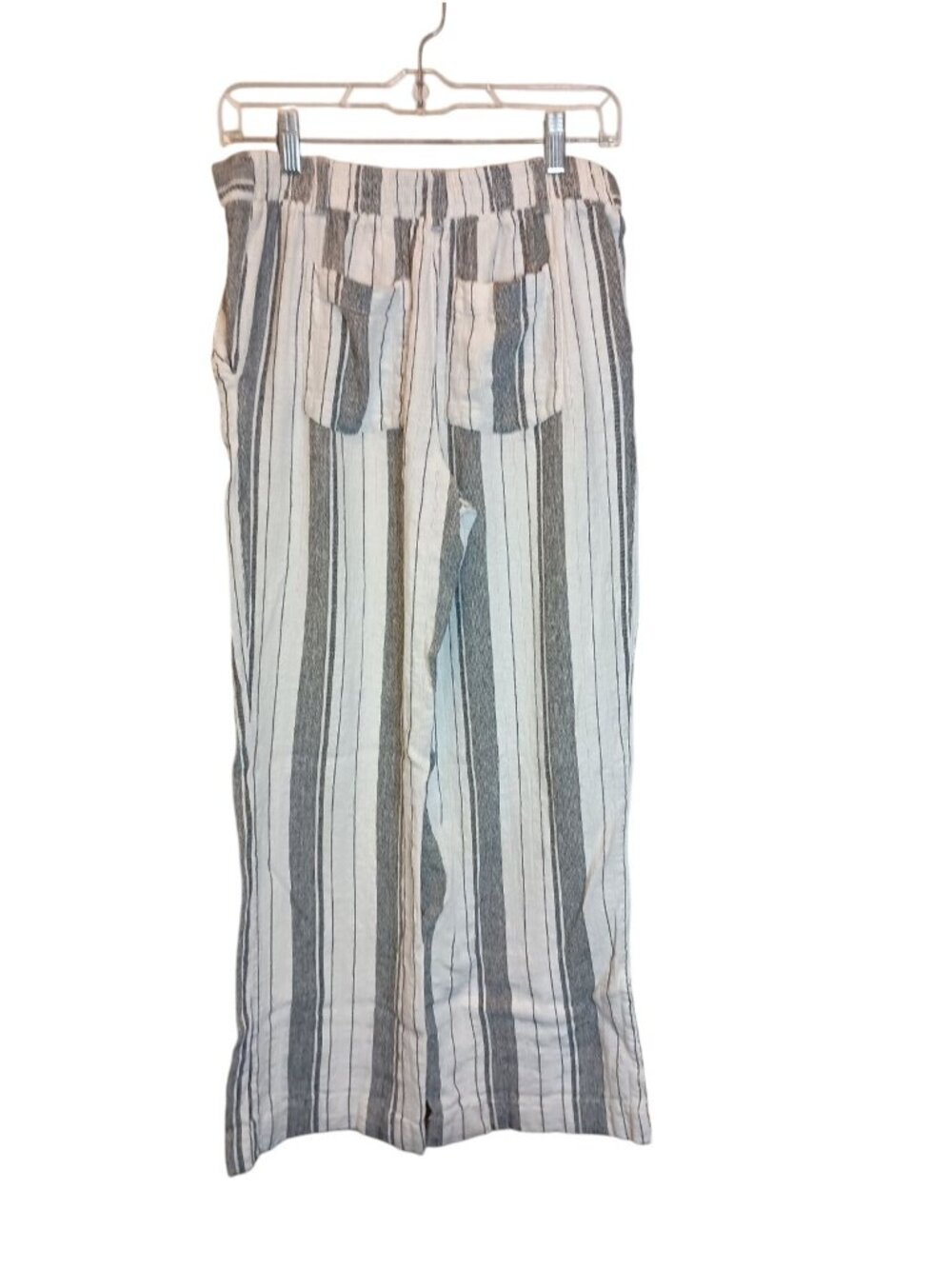 Maurices Women's Stripped Gray/White Pants Sz.M - Picture 2 of 5